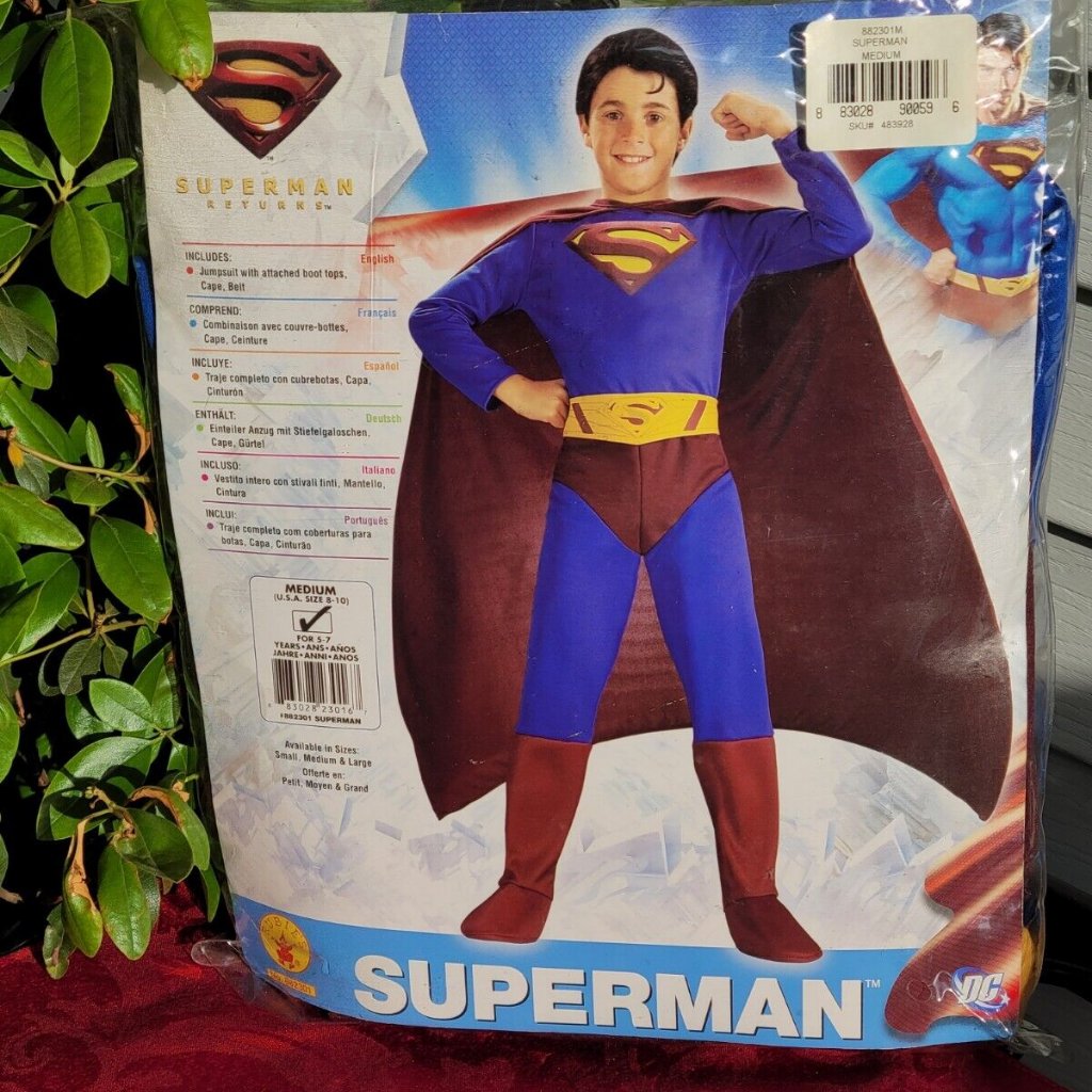 Superman Boys Deluxe Halloween Costume